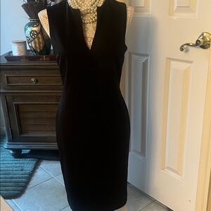 Kardashian Kollection Black Sleeveless Dress